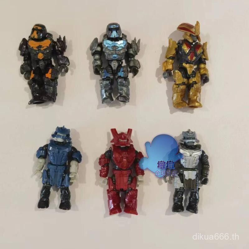 ขายร้อน MEGA BLOKS MEGA BLOKS HALO HALO Ghost Face Beast Ghost Face Chief Bulk Minifigure QCYI
