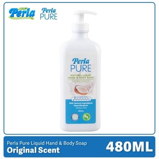 Perla Pure Liquid Hand & Body Soap 480ml