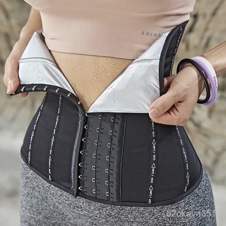 Sweat Belt Sauna Belt Premium Waist Trimmer Weight Loss Wrap Tummy Sauna Fat Burner Waist Belt