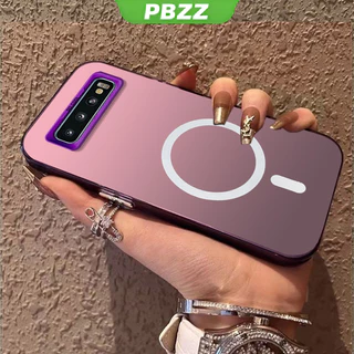 PBZZ FOR เคส สําหรับปลอก samsung s10 PLUS samsung s10 PRO samsung s10 เคสโทรศัพท์ เคสแข็ง TPU กันกระแทก ฝาครอบเรียบ ดีไซน์ใหม่ ความงาม ดึงดูดแม่เหล็กไร้สาย CYBSWX01
