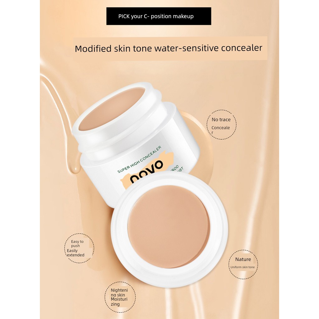 คอนซีลเลอร์ concealer Novo ของแท้คอนซีลเลอร์ Palette ครอบคลุมจุดด่างดําสิว Face คอนซีลเลอร์ Tattoos 