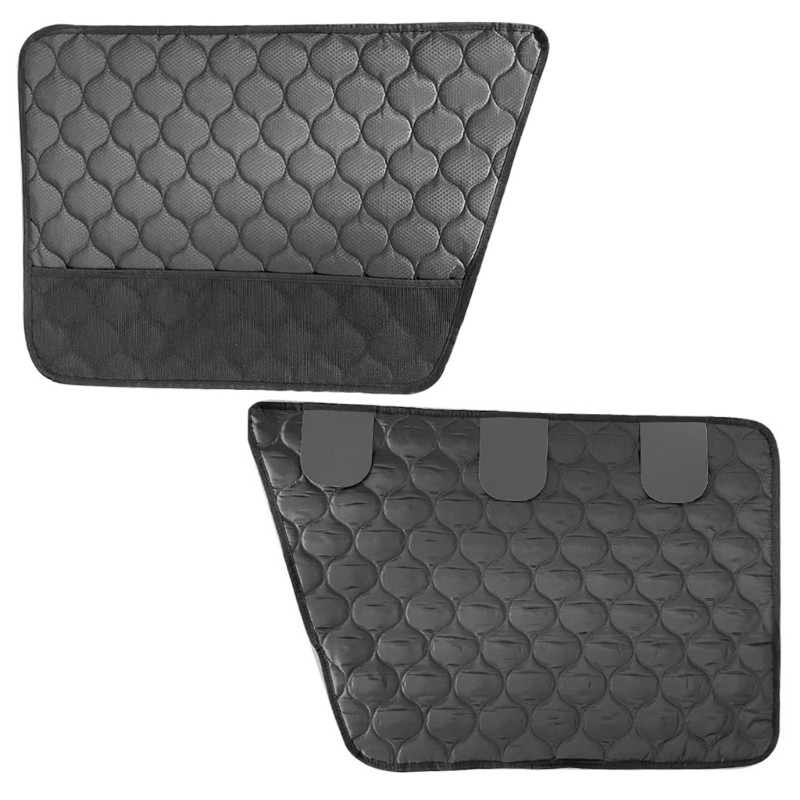 Moon Double Sided Vehicle Door Protectors สําหรับสุนัขล้างทําความสะอาดได้เหมาะสําหรับFrequent Travel