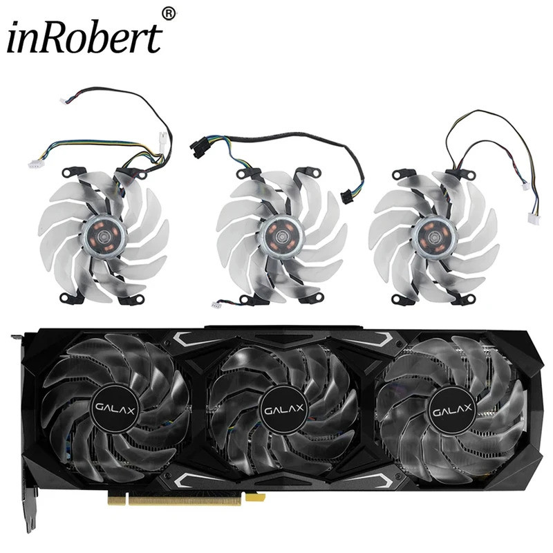 90MM RTX3080Ti RTX3080 RTX3090 พัดลมระบายความร้อนกราฟิกสําหรับ Galax RTX 3080 3080Ti 3090 SG พัดลมกา