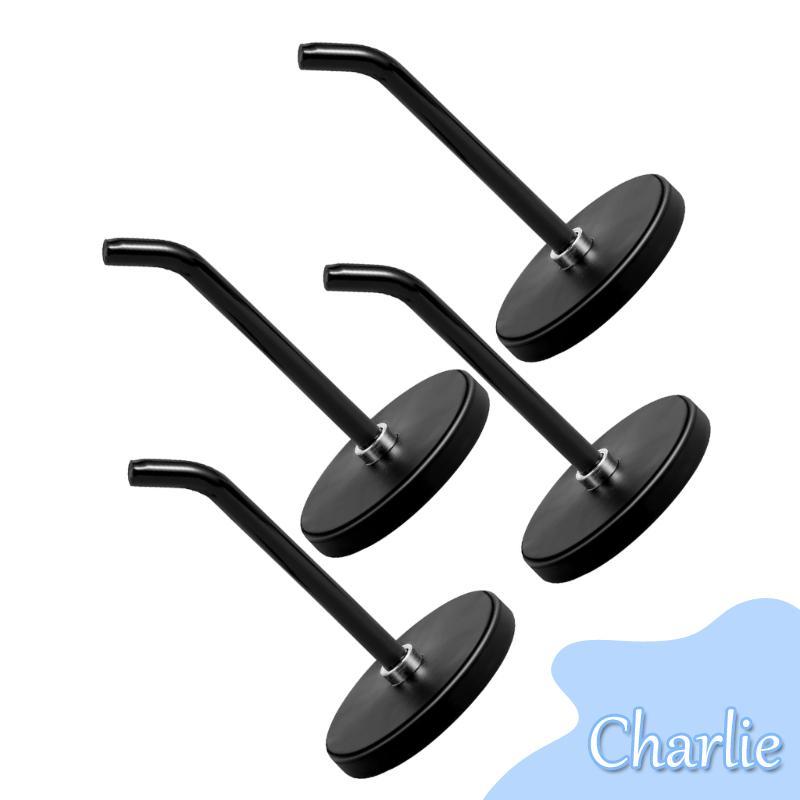 Char 4 ชิ้น Trunk Hooks Heavy Duty โลหะก่อสร้าง Hooks สําหรับแขวนของใช้ในครัวเรือนต่างๆ Securely