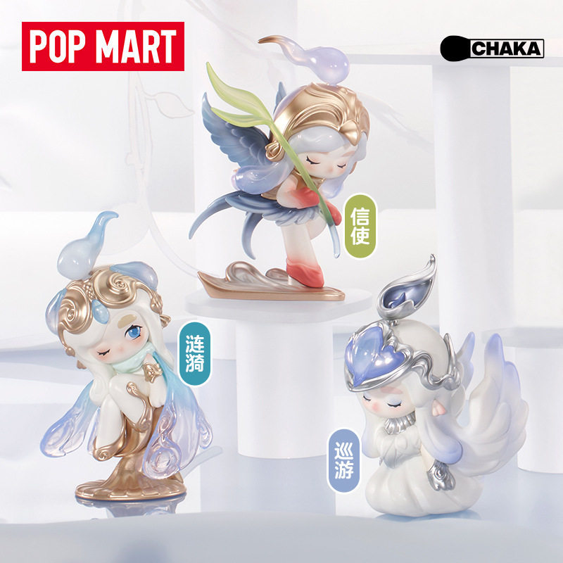 P POPMART CHAKA CHAKA Series เครื่องประดับ Mystery Box Gift เล่นอินเทรนด์