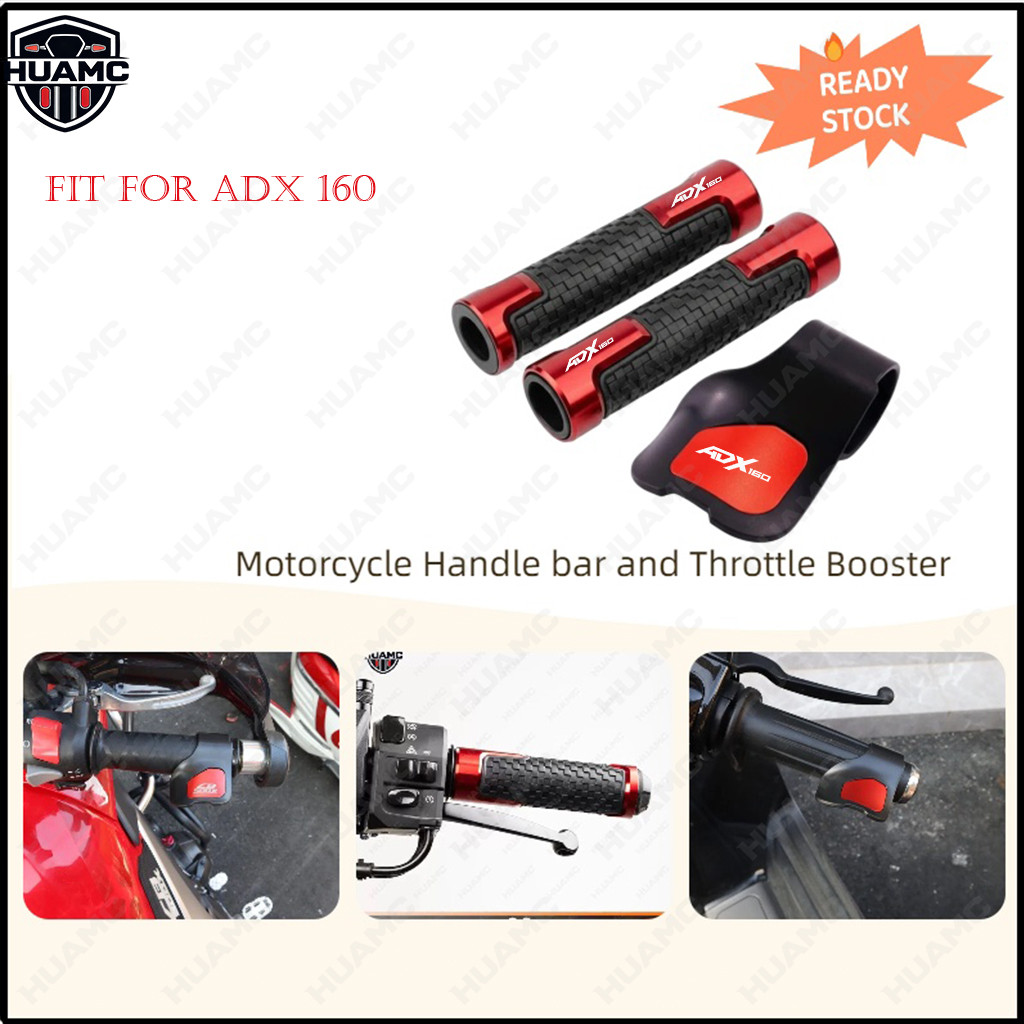 สําหรับ Bristol ADX160 ที่จับรถจักรยานยนต์ Handle Bar Grip พร้อมคันเร่งรถจักรยานยนต์ Booster Grips C
