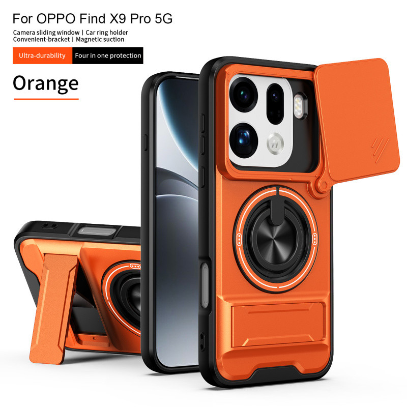 360° หมุนแม่เหล็กวงเล็บเกราะสําหรับOPPOค้นหาX9 Pro X8 Reno 15 Pro Max 15 Pro 15F 14F 13F 12F 12 11 P