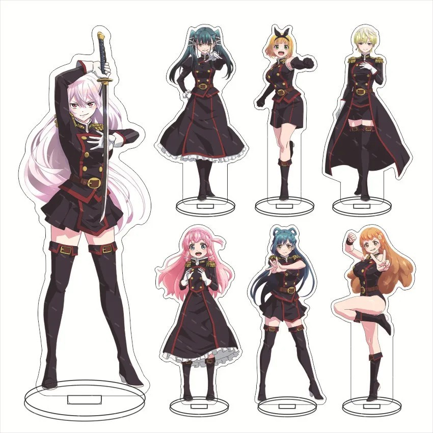 Standee อะนิเมะ Mato Seihei no Slave Chained Soldier รุ่น Mica อะคริลิคตัวอักษร Uzen Kyoka Azuma Him