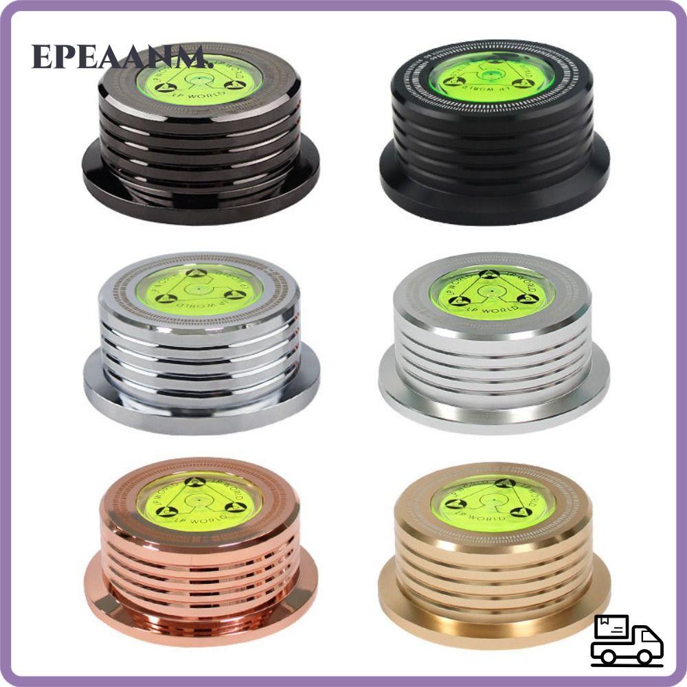 EPEAA บันทึกน้ําหนัก Stabilizer, Bubble Leveling 50Hz LP Vinyl Record Player Stabilizer, คุณภาพสูงเส