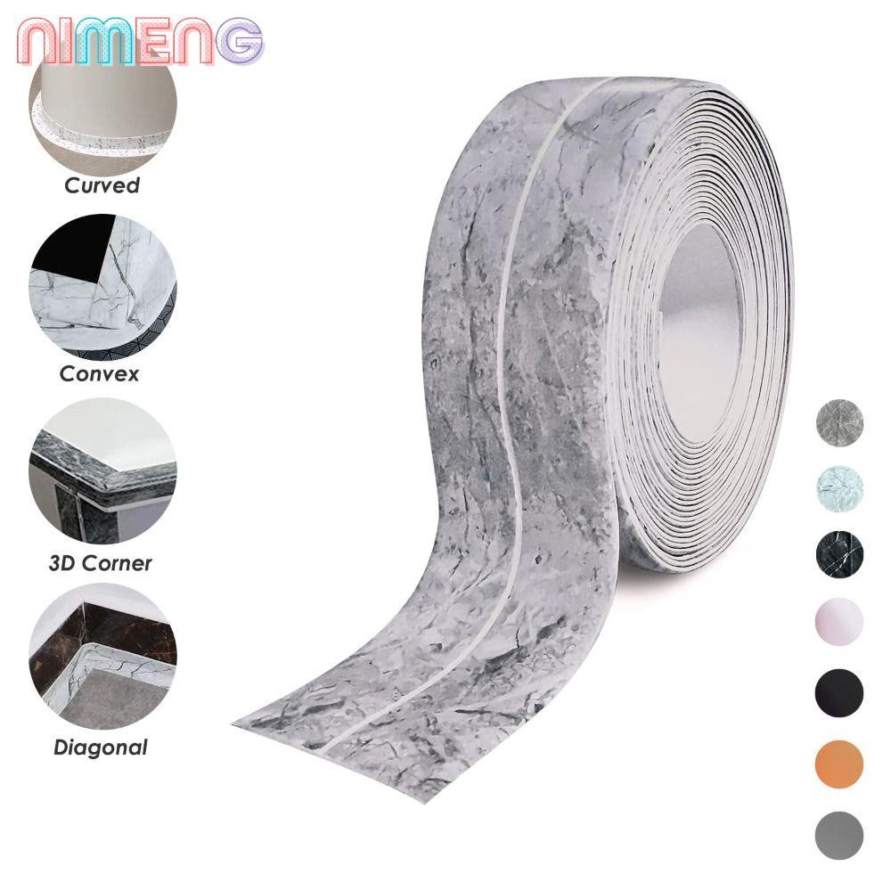 NIMENG ครัว Sealant Strip, Self กาวเคาน์เตอร์กาวเทป, Professional ตกแต่งที่มีสีสัน Mildew-proof Show