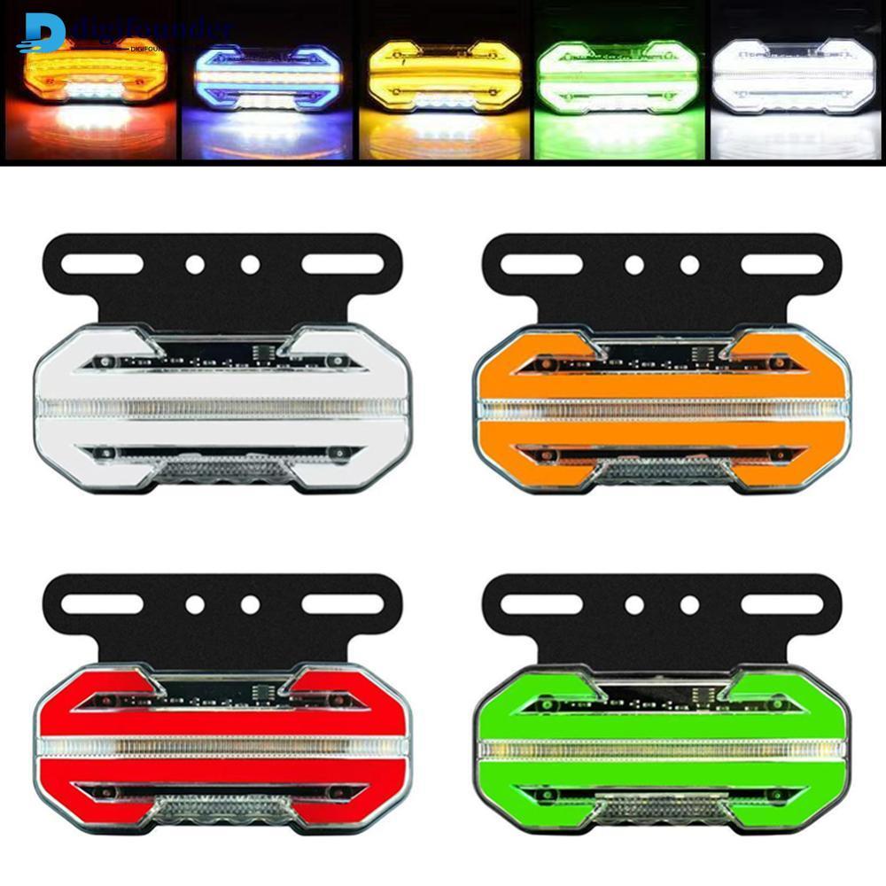 DIGIFOUNDER 24V รถบรรทุก LED Side Marker ไฟสําหรับ Cargo Trailer Guided Flow Edge Light อะไหล่ความกว