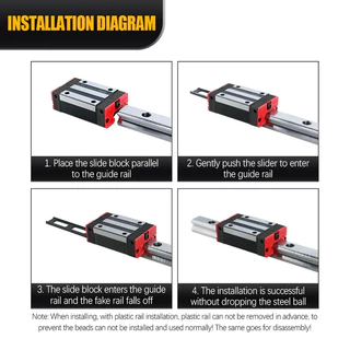 HLTNC 2 ชิ้น HGR15 HGR20 Square Linear Guide Rail 200 มิลลิเมตร-900 มิลลิเมตร + 4 ชิ้น HGH15CA HGW15CC HGH20CA HGW20CC สําหรับ CNC Router แกะสลัก