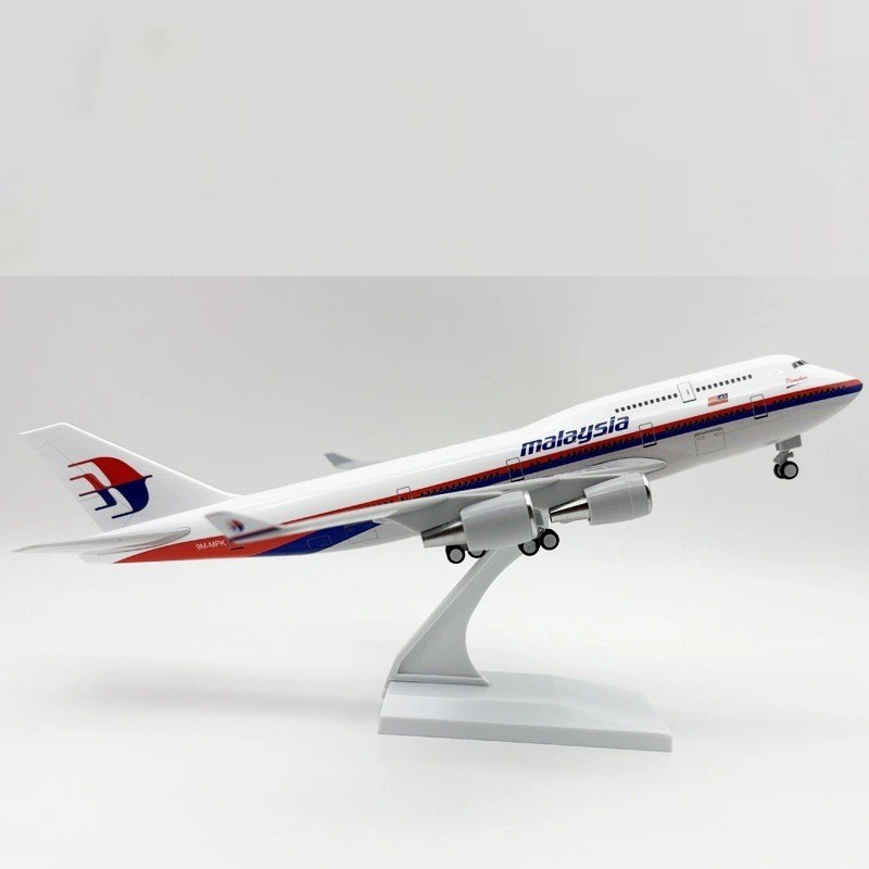 30 ซม.เครื่องบินรุ่น B747 Air Resin Static Model เครื่องประดับ