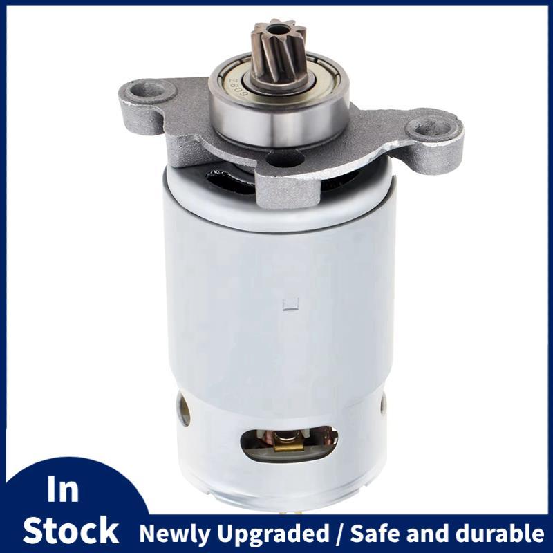 มอเตอร์ DC 21V RS550 สําหรับเลื่อยไฟฟ้าแบบลูกสูบ, 8 ฟัน, กําลังสูงพร้อมเกียร์ Helical