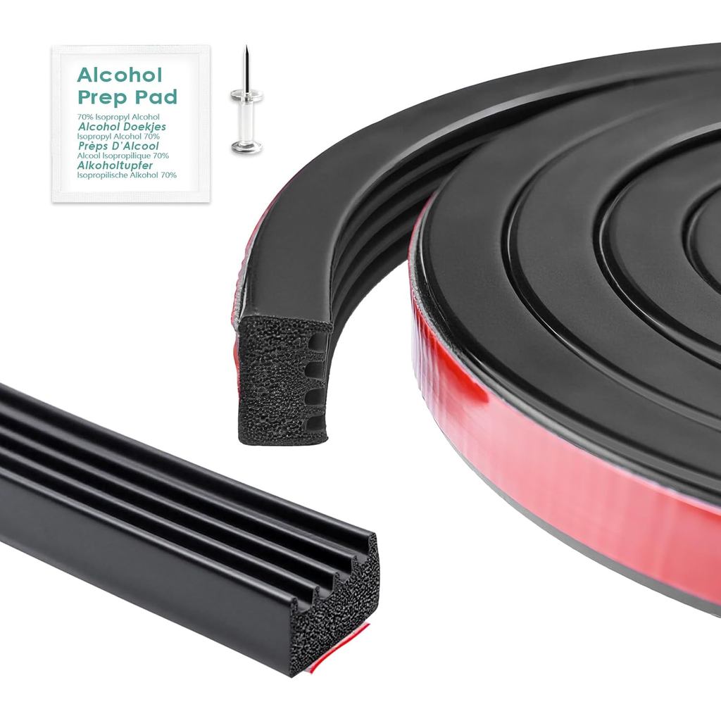 326A0004 ยาง Bulkhead Seal Strip 3/5" X 65", Tonneau Cover Bulkhead/Service Kit/Self-Adhesive EPDM F