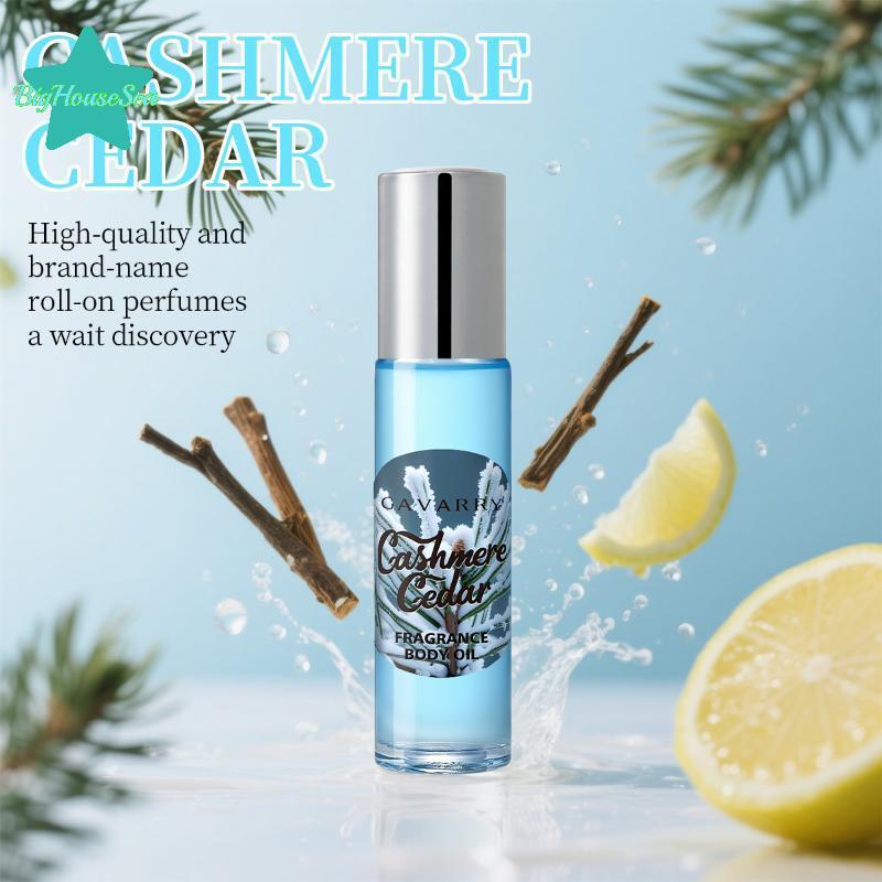 [Sea-t] Long Lasting Velvet Cedar Roll On Fragrance Oil 10ml Womens Body Scent Office Essential Casu