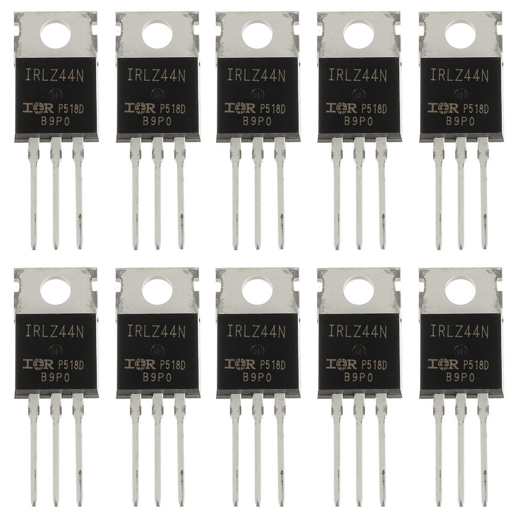 BOJACK IRLZ44N MOSFET 47A 55 V IRLZ44NPBF N-Channel Power MOSFET ทรานซิสเตอร์ TO-220 (แพ็ค 10)