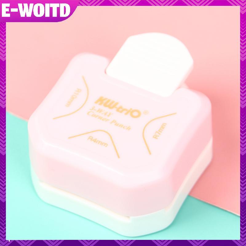 E-WOITD Mini Corner Rounder Punch 3 Way เครื่องตัดมุม DIY รอบ Edgers Trimmers E-WOITD