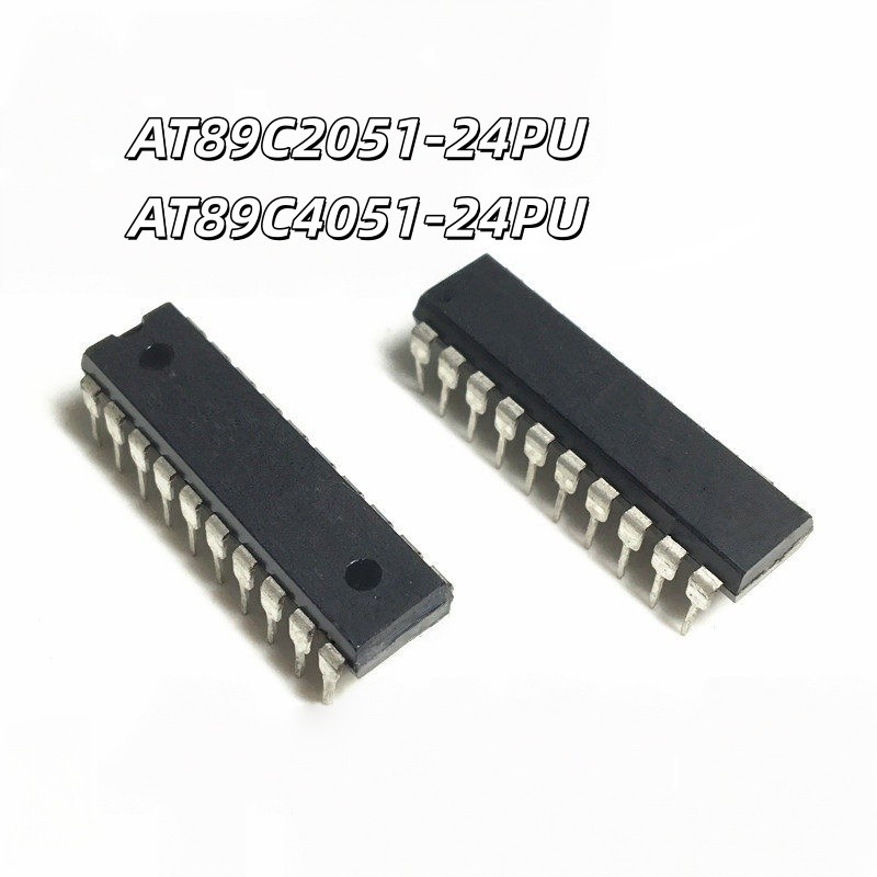 ยี่ห้อใหม่ AT89C2051-24PU AT89C4051-24PU In-Line DIP20 Microcontroller