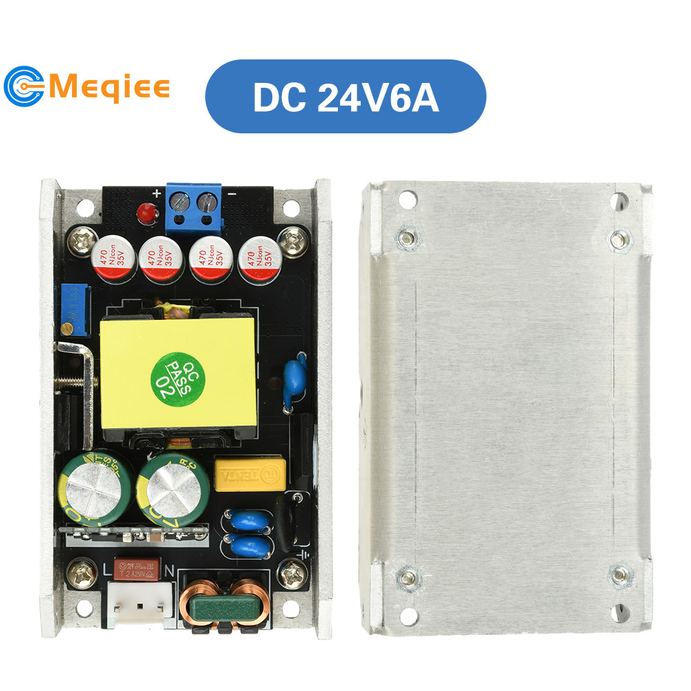 Compact GaN Power Supply Board AC170-265V ถึง DC24V 6A/12V 12A 150W High-Power Switching Power Suppl