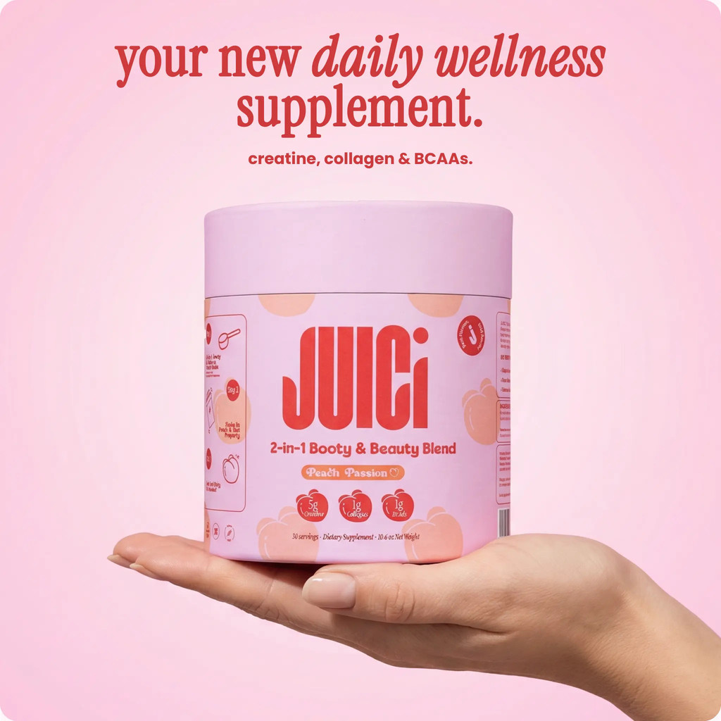 JUICi 2-in-1 Booty & Blend ผสมคอลลาเจนและBCAA เพื่อความกระชับและเปล่งปลั่ง สำหรับผู้หญิง