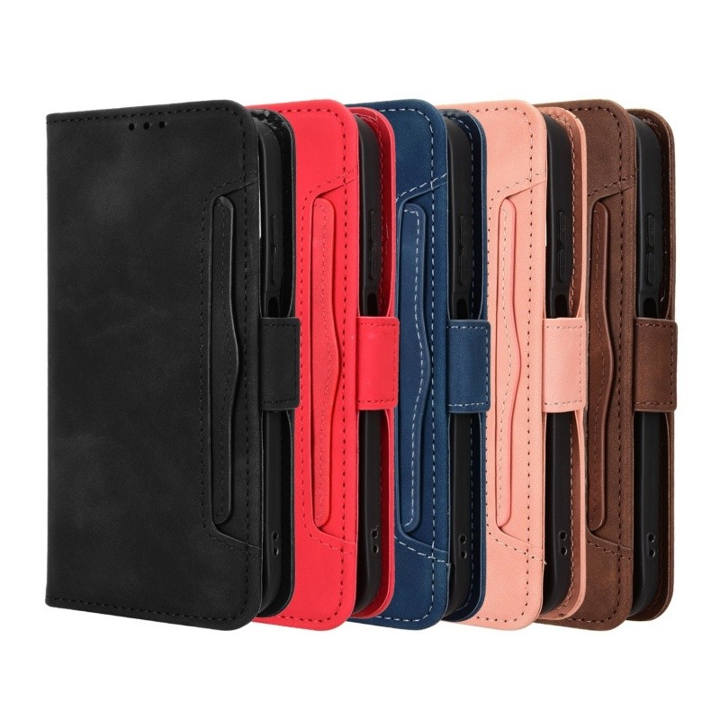 สําหรับ Motorola Moto G77 5G หนังกระเป๋าสตางค์แม่เหล็ก Retro Full Card Slot สําหรับ Moto G67 5G กระเ