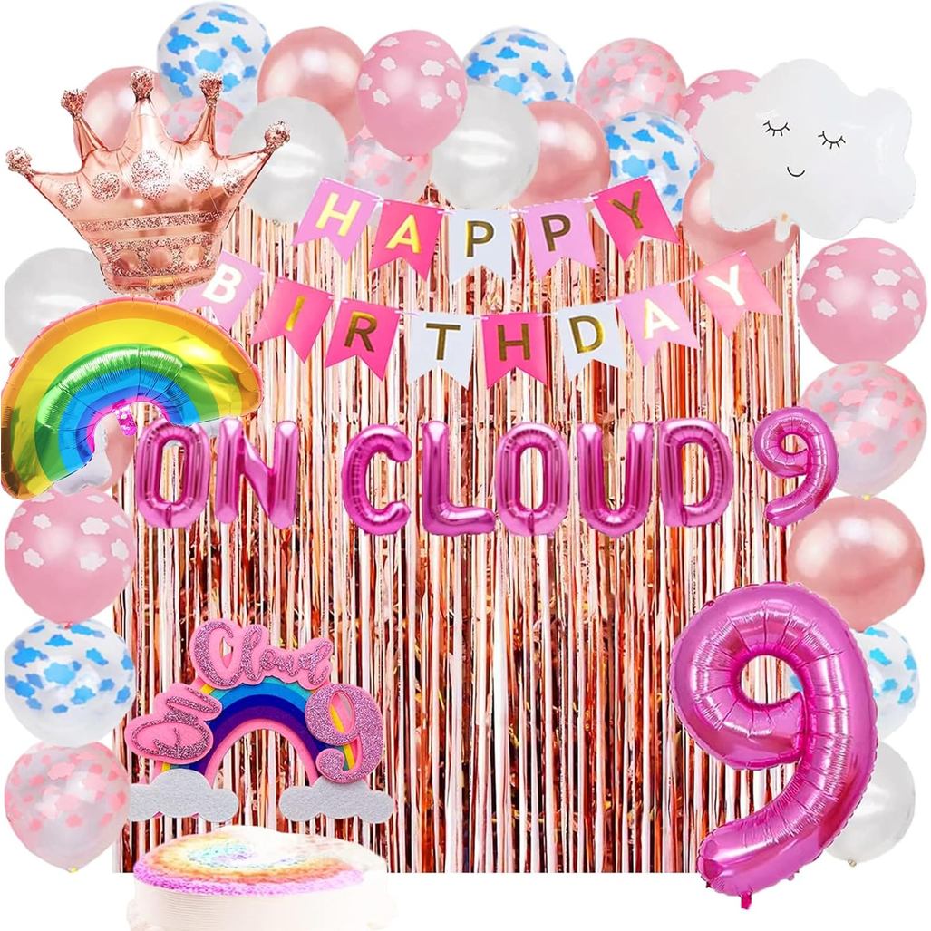 สีชมพูในวันเกิด cloud 9th