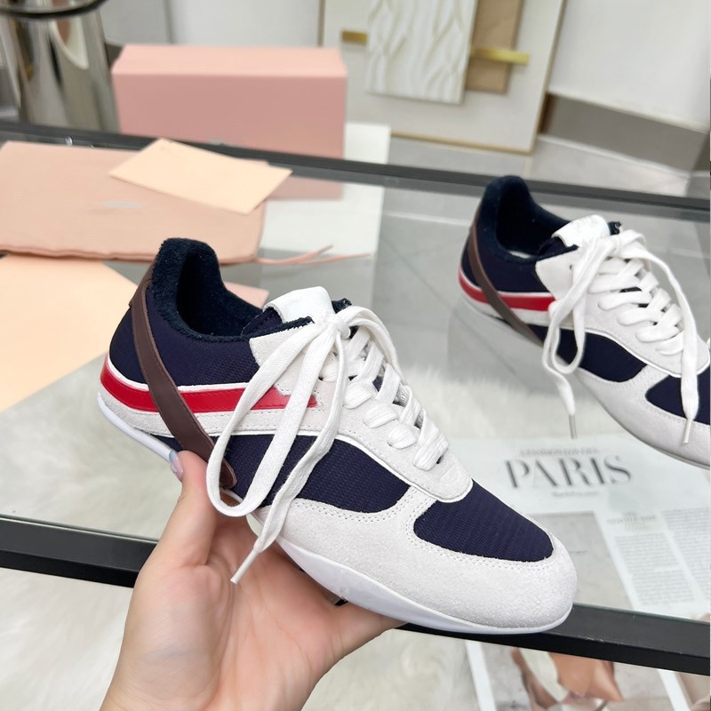 6GIT MM Miuji 2025Spring new flat transparent shoes for women, casual sports breathable shoes, genui