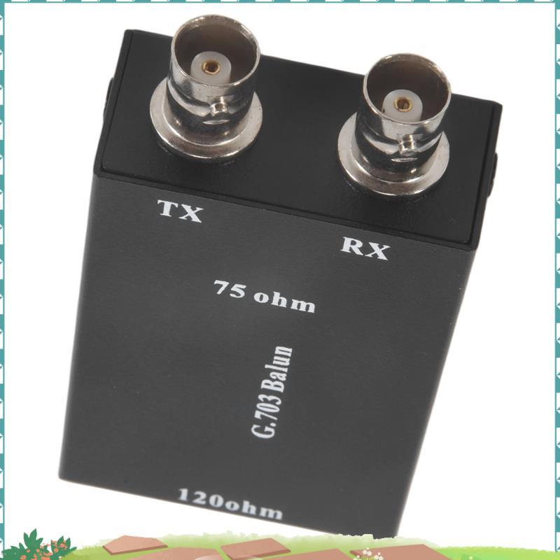 Uejfrdkuwg 2.048Mbps G703 Coaxial BNC to RJ45 Transmitter E1 Converter Balance to Unbalance 75 Ohm t