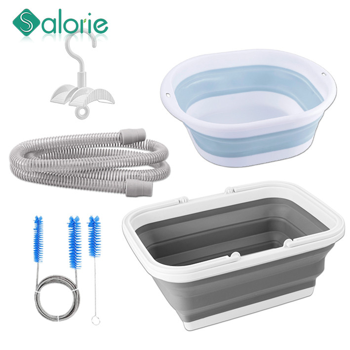 ชุดทําความสะอาด CPAP - แปรงทําความสะอาดหลอด CPAP- เหมาะสําหรับท่อ CPAP ส่วนใหญ่ประเภทท่อยืดหยุ่นทําความสะอาดผู้ถือแปรง