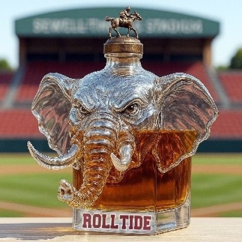 New Decorative Items Longhorns Whiskey Bottle Elephant-shaped red wine bottle, whiskey bottle