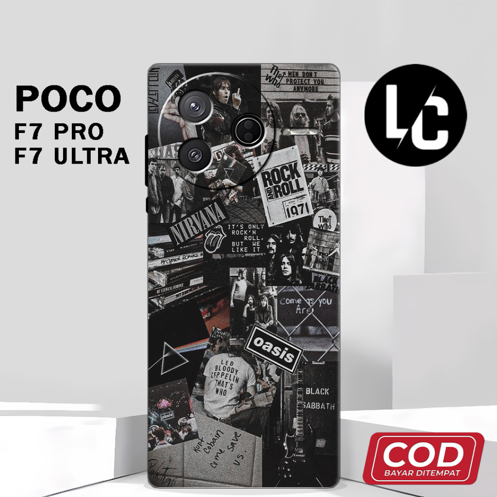 (AQ 10) ยางยืดหยุ่น Softcase สําหรับ Poco F7 PRO l POCO F7 ULTRA ล่าสุด l อะนิเมะ motif ปลอก l บทคัด
