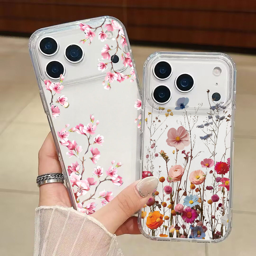 SAMSUNG สําหรับSamsung Galaxy S26 Ultra Edge S26 S25 Plus Ultra S25 FE A57 A56 A55 A17 5Gกรณีนุ่มดอก