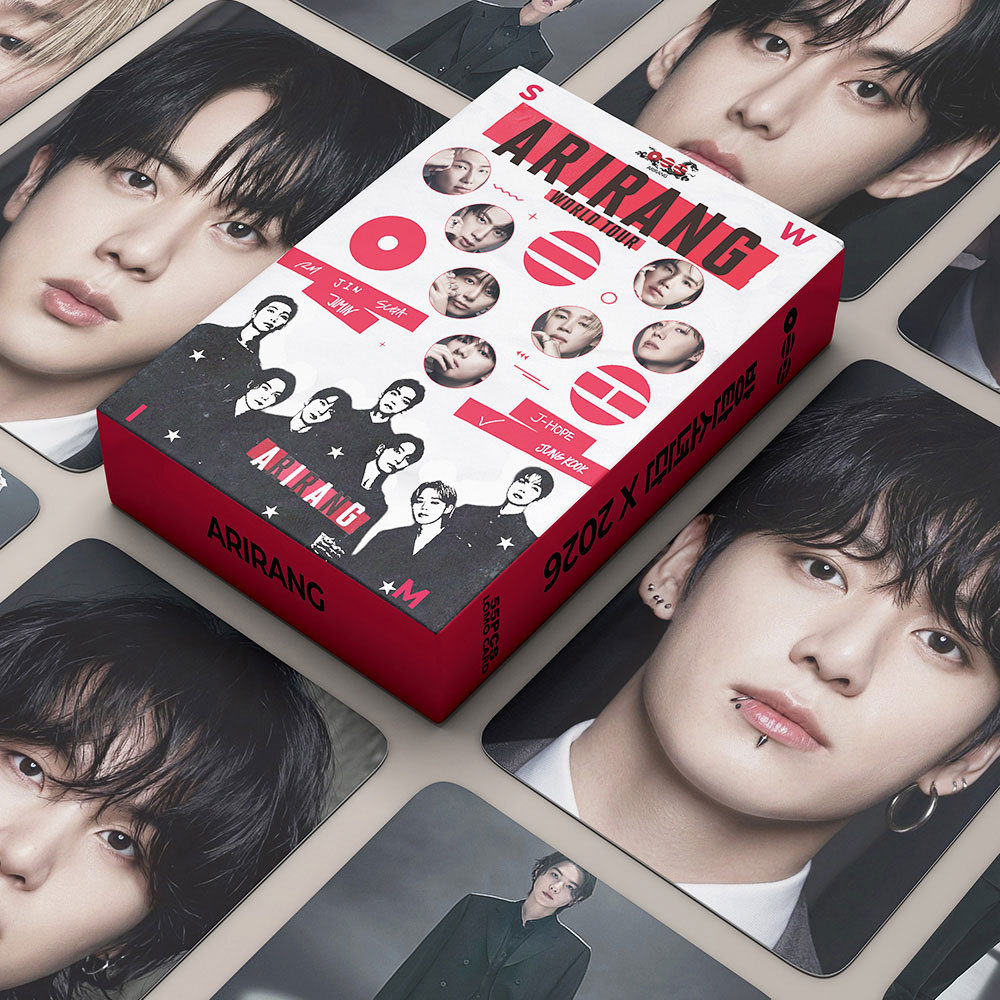 55-127pcs WORLDTOUR ARIRANG Photocards V TYPE PERMISSION TO DANCE ON STAGE FESTA Jin ECHO J-HOPE JUN
