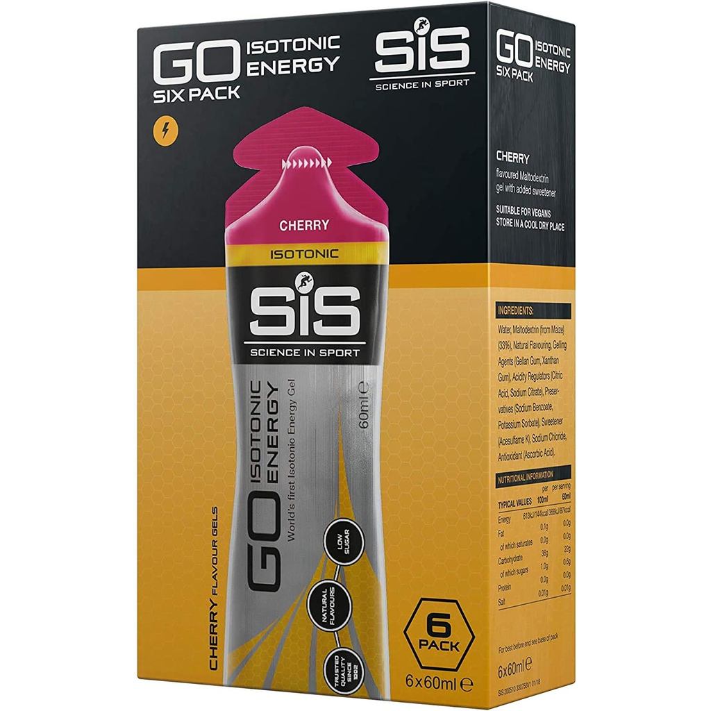Science in Sport Energy Gel Pack, SIS Isotonic Energy Gel, รถบัญญัติเร็ว 22g, เจลประสิทธิภาพและความอ
