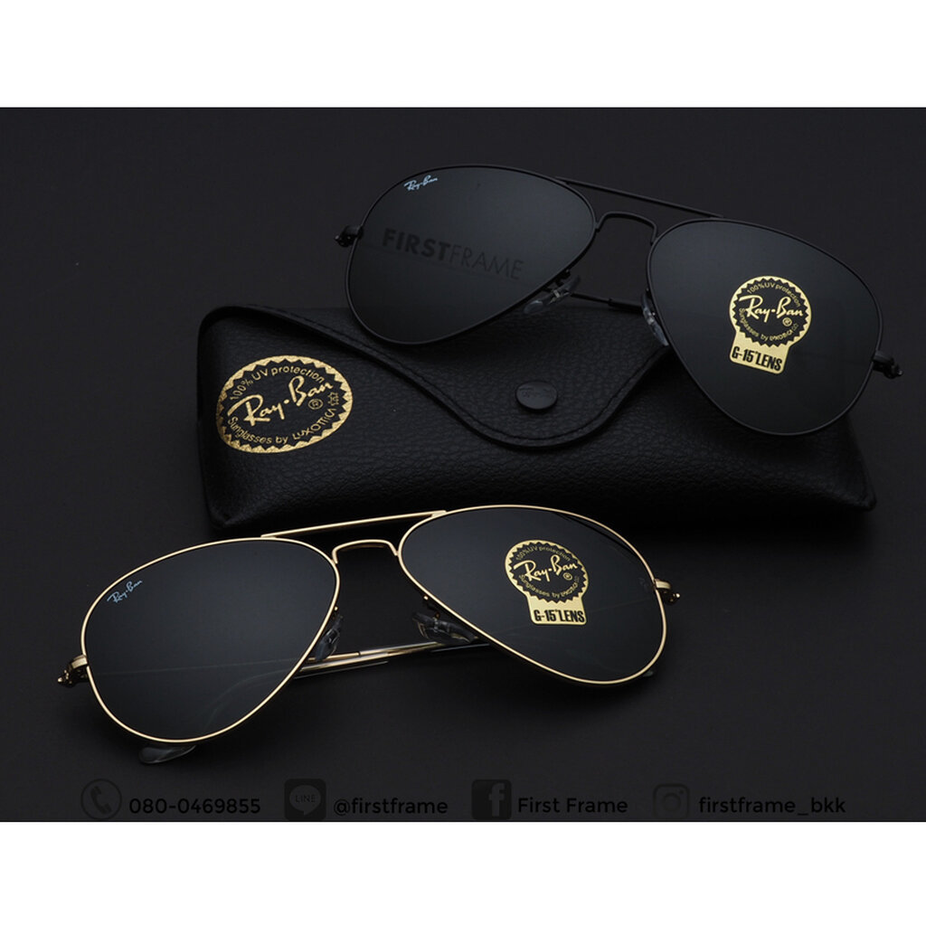แว่นกันแดด RB3025 AVIATOR LARGE METAL
