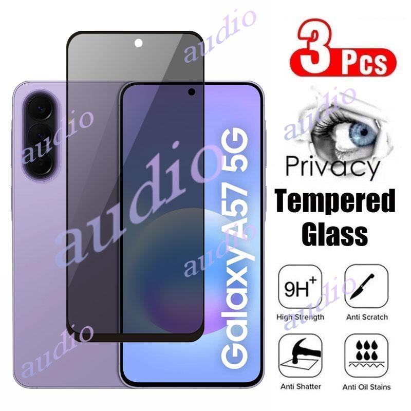 Samsung A57 5Gตัวป้องกันหน้าจอความเป็นส่วนตัวกระจกนิรภัยป้องกันฟิล์มสําหรับSamsung Galaxy A57 A37 A2