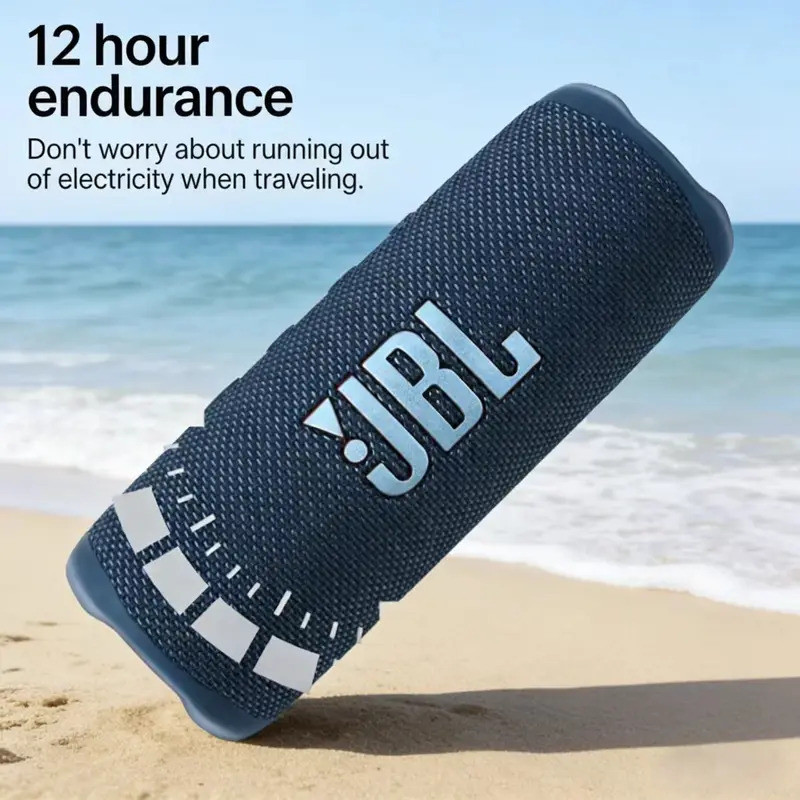 JBL Flip 7 ลําโพงบลูทูธพกพา 16H Playtime PushLock อุปกรณ์เสริมแบบเปลี่ยนได้กันน้ํา Drop Proof JBL Fl