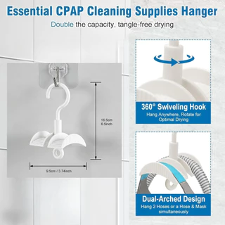 พัดลมเป่าท่อ CPAP พร้อมชุดทําความสะอาด CPAP สําหรับท่อ 22 มม. ช่วยให้ท่อแห้งเร็ว