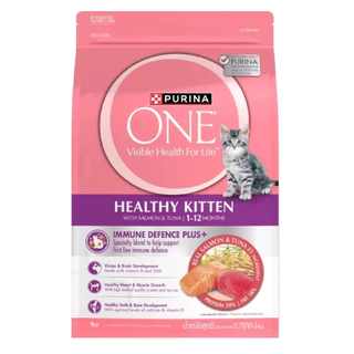 Purina one (2.7kg) เพียวริน่าวัน อาหารเม็ดเกรดดีเลิศสำหรับนังแมวเหมียวตัวดีย์