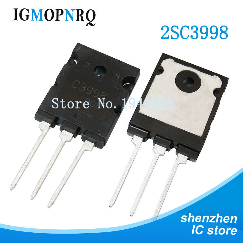 5 ชิ้น 2SC3998 TO-3PL C3998 TO-3P 25A 1500V ทรานซิสเตอร์