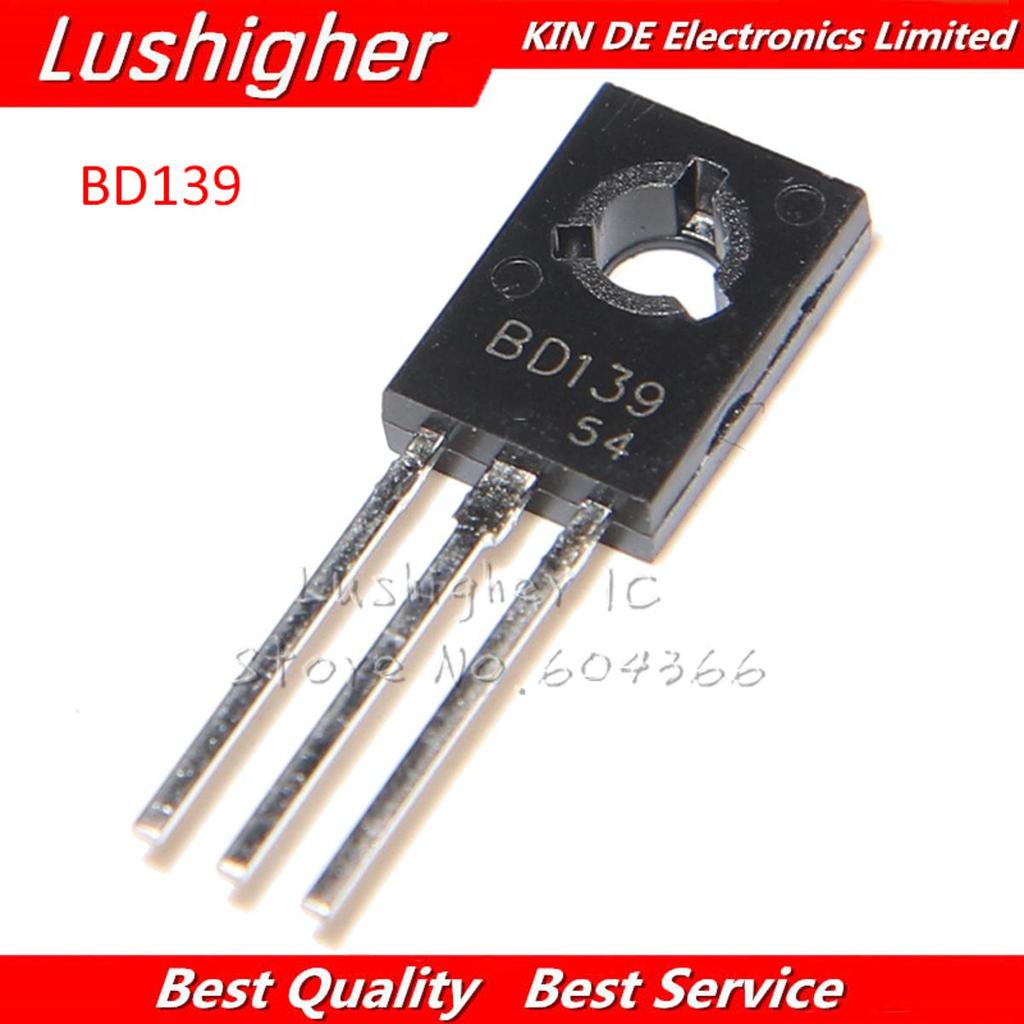 10 BD139 TO126 TO-126 PNP 1.5A Triode