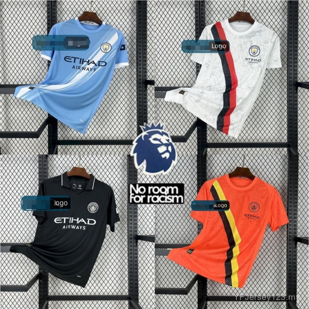เสื้อฟุตบอล Man City สำหรับแฟนคลับ ขนาด S-4XL