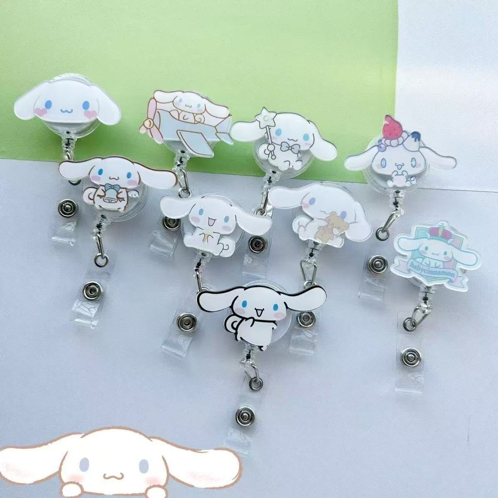 Jade Dog Emoticon Pack Nurse ID Retractable Easy-pull Buckle Doctor Nurse Work ID Stretch Name Badge
