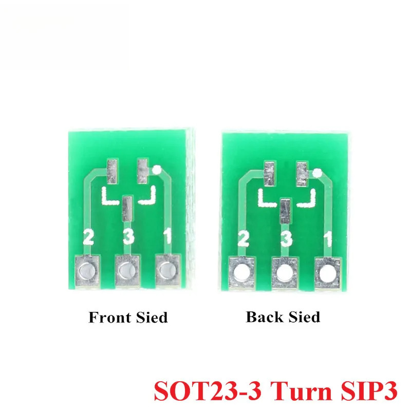 50 ชิ้น/10 ชิ้น SOT23 SOT23-3 เปิด SIP3 Double-Side SMD เปิด DIP SIP3 อะแดปเตอร์แปลงแผ่น SOT SIP IC 