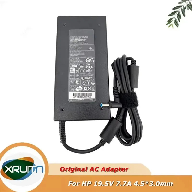 Original 19.5V 7.7A 150W อะแดปเตอร์ Ac แล็ปท็อปสําหรับ HP Q193 Q173 TPN-DA03 HSTNN-CA27 646212-001 1