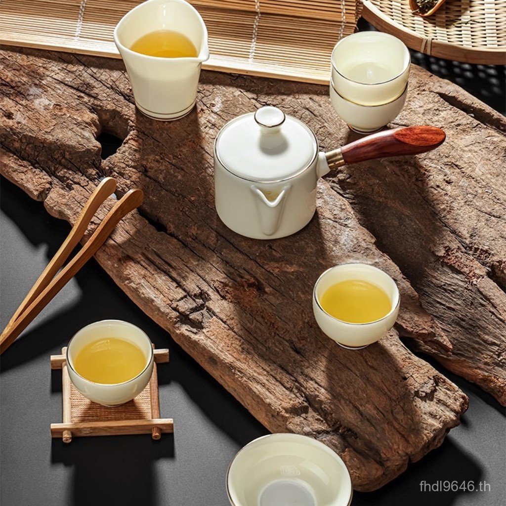 ชุดบ้านของที่ระลึก FM-CJ2119 Office Mu ชุดน้ําชาพิเศษทําชาลาโนลิน Yuxi Porcelain VIOP