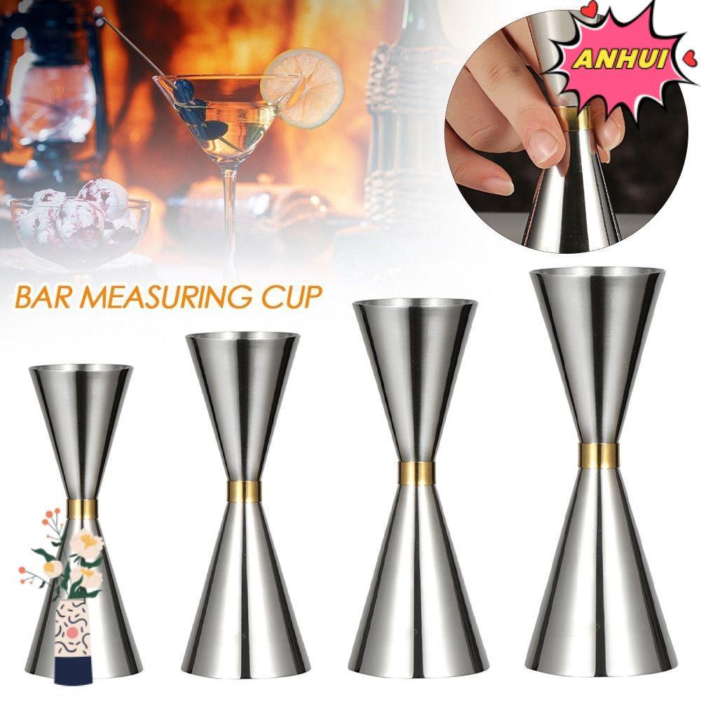 ANHUI Double Didi Jigger, สแตนเลส OZ/ML Bar วัด Jigger, วัด Shot การวัดภายใน Bar Jigger Party