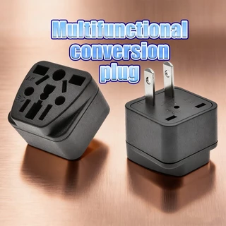 ร้านคนไทย！ 10A 250V อแดปเตอร์ ปลั๊กแปลง สำหรับType A อเนกประสงค์ พกพาได้ ประหยัดพื้นที่ หลายประเทศใช้ได้