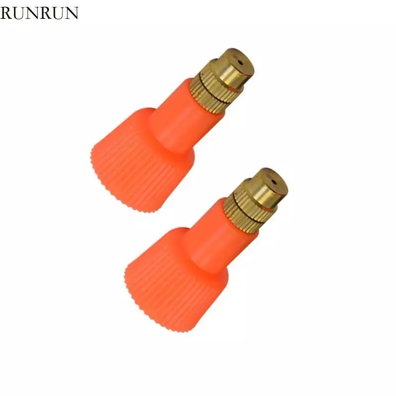 RUN 2 ชิ้นเปลี่ยนหัวฉีดเคล็ดลับสําหรับ Garden Sprayers Leakproof สเปรย์พลาสติกหัวฉีดขวดติดตั้งง่าย Sprayer Ca